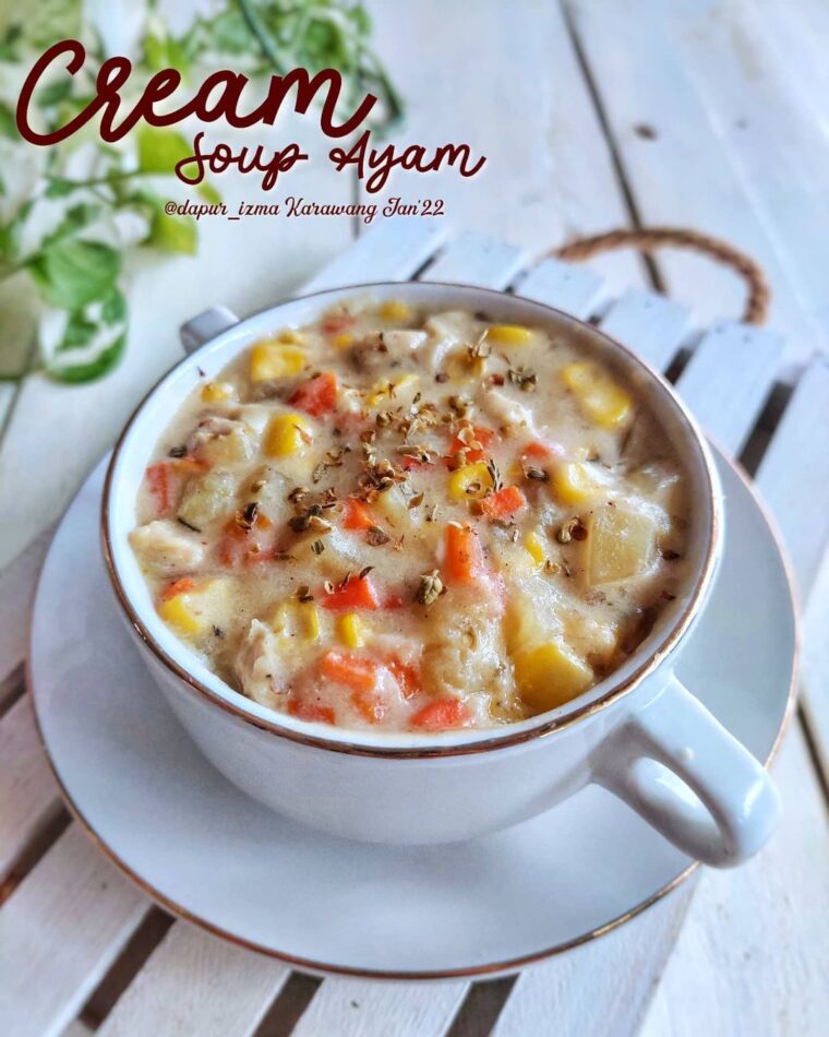 Resep Cream Soup Ayam Dari dapur_izma