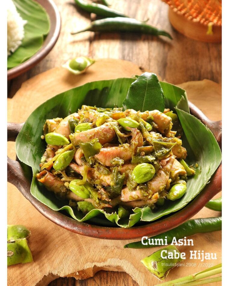 Resep Cumi Asin Cabe Hijau Dari trisulistijani.2908