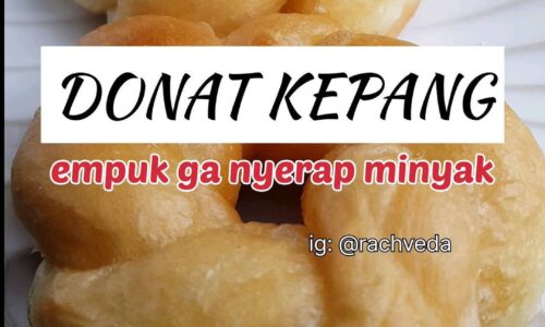 Donat Maizena Bentuk Kepang