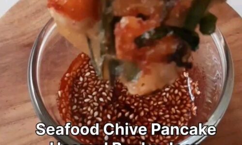 Haemul Buchu Jeon (Korean Seafood Chive Pancake) - Masakan dari Gurita