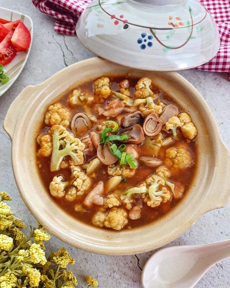 Resep Kembang Kol Ayam Jamur Dari yscooking