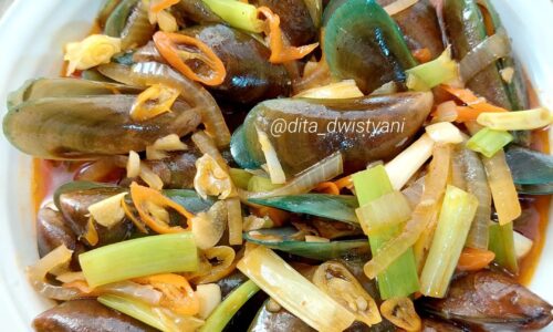 Kerang Hijau Saos Padang