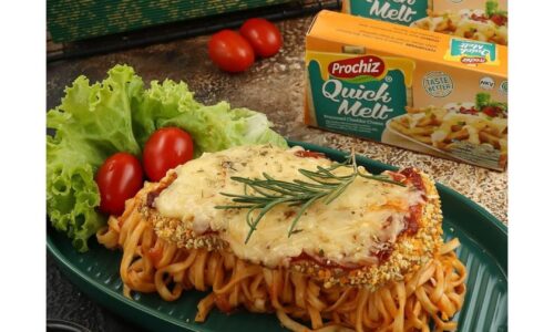 Mie Bolognese Chicken Cheese Melt