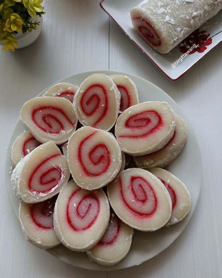 Resep Mochi Gulung Merah Putih Dari birgittawang_