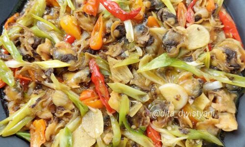 Oseng Kerang Daun Bawang