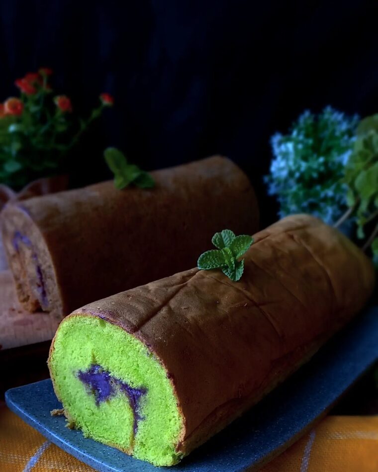 Resep Pandan Roll Cake Dari mama_aurel_aerilyn