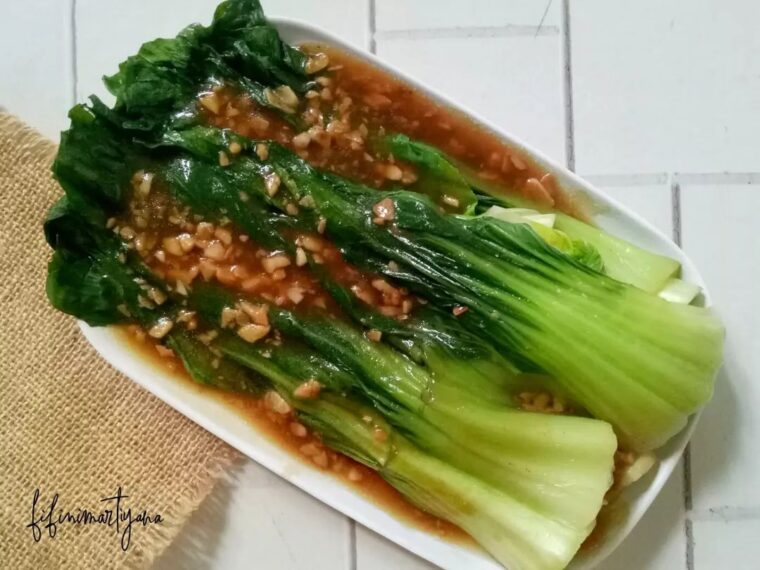 Resep Pokcoy Siram Bawang Putih Dari fifinimartiyana