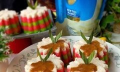 Resep Putu Ayu Singkong Coco Pandan Dari mama_aurel_aerilyn