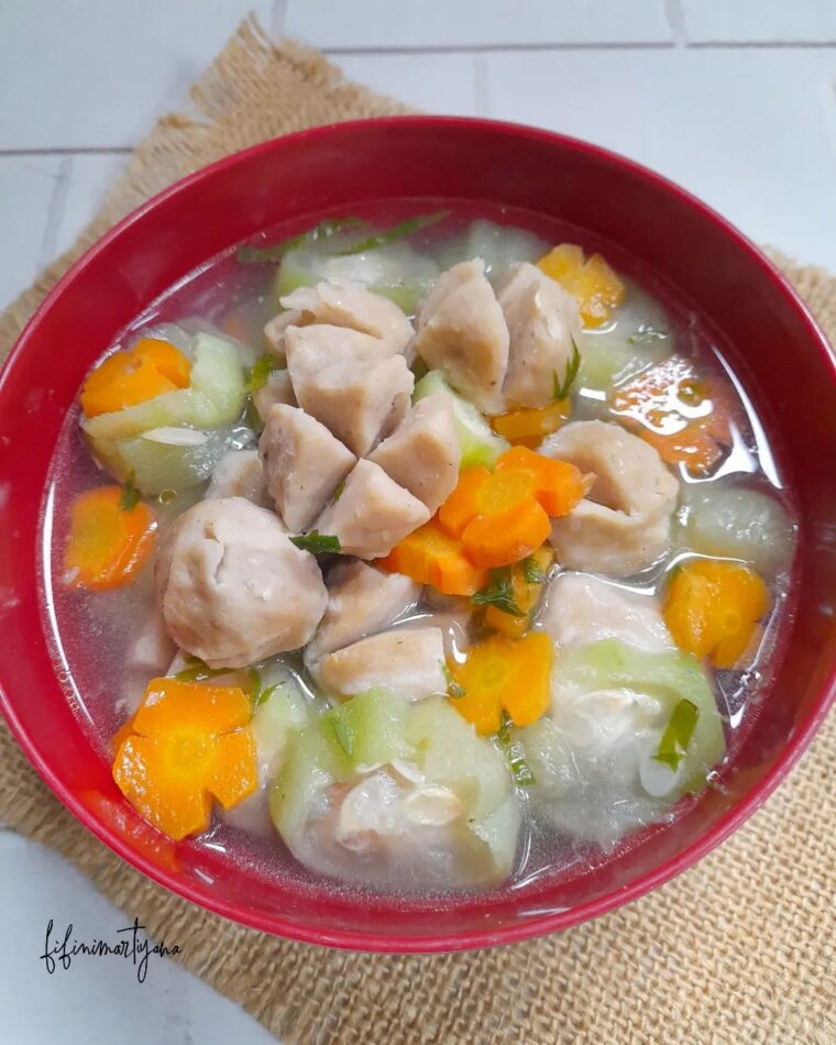 Resep Sop Oyong Bakso Dari fifinimartiyana