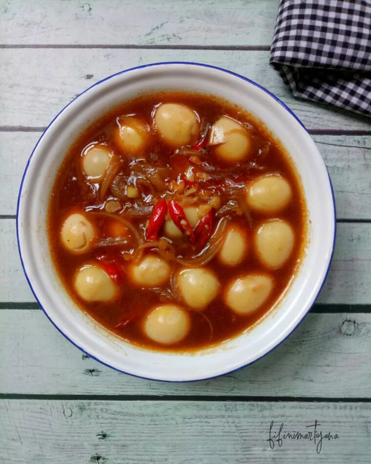 Resep Telur Puyuh Saus Inggris Dari fifinimartiyana