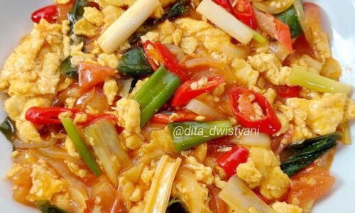 Telur Saos Asam Manis