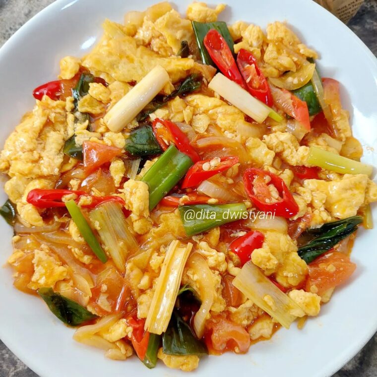Resep Telur Saos Asam Manis Dari dita_dwistyani