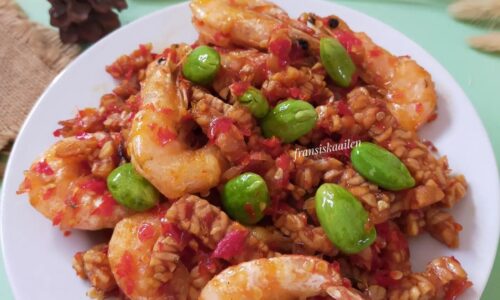 Tempe Udang Pedes Manis
