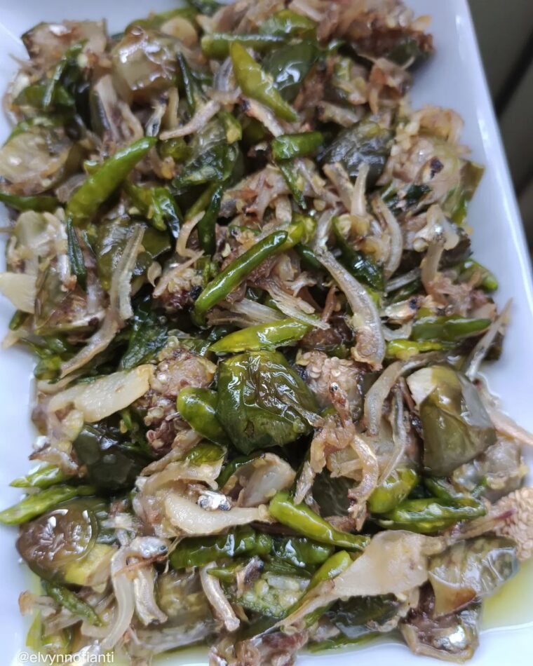 Resep Teri Terong Sambal Ijo Dari elvynnofianti