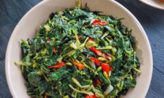 Resep Tumis Daun Singkong Bunga Pepaya Dari dapur_izma