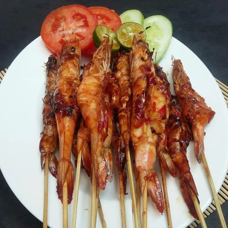 Resep Udang Bakar Saos Asem Dari fransiskaailen