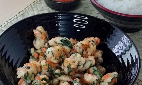 Udang Cincang Goreng - Masakan dari Bayam dan Wortel