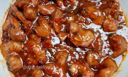 Ampela Bumbu Petis - Masakan dari Ati Ampela