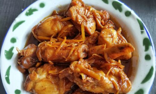 Ayam Kecap Jahe