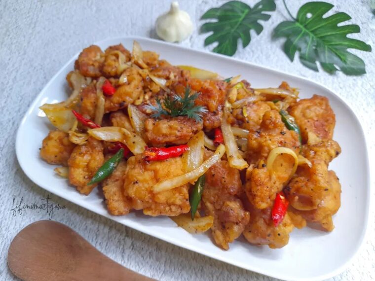 Resep Ayam Kriuk Lada Hitam Dari fifinimartiyana