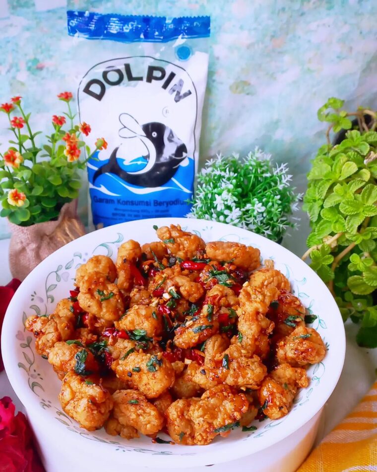 Resep Ayam Popcorn Cabe Garam Dari mama_aurel_aerilyn
