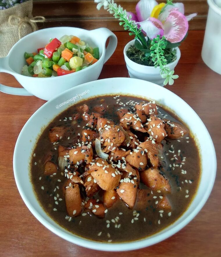 Resep Ayam Saos Lada Hitam Dari annasupriyanto