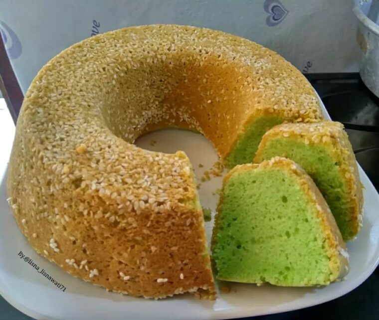 Resep Bolu Ketan Pandan Wijen Dari lisna_lisnawati71