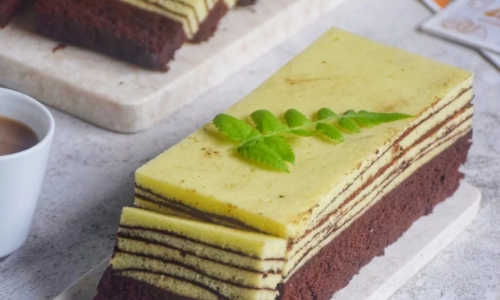 Brownies Lapis (Putih Telur)