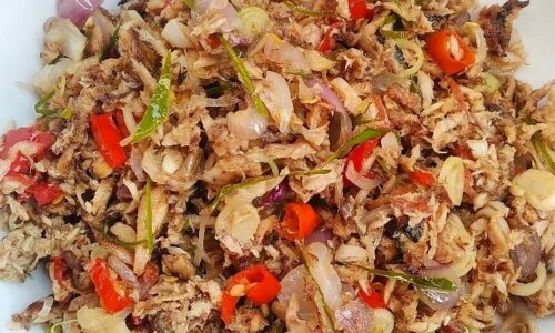 Cakalang Sambal Matah - Masakan dari Cakalang