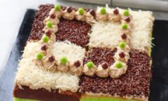 Resep Cake Lapis Pandan Coklat Dari tyasprabowo