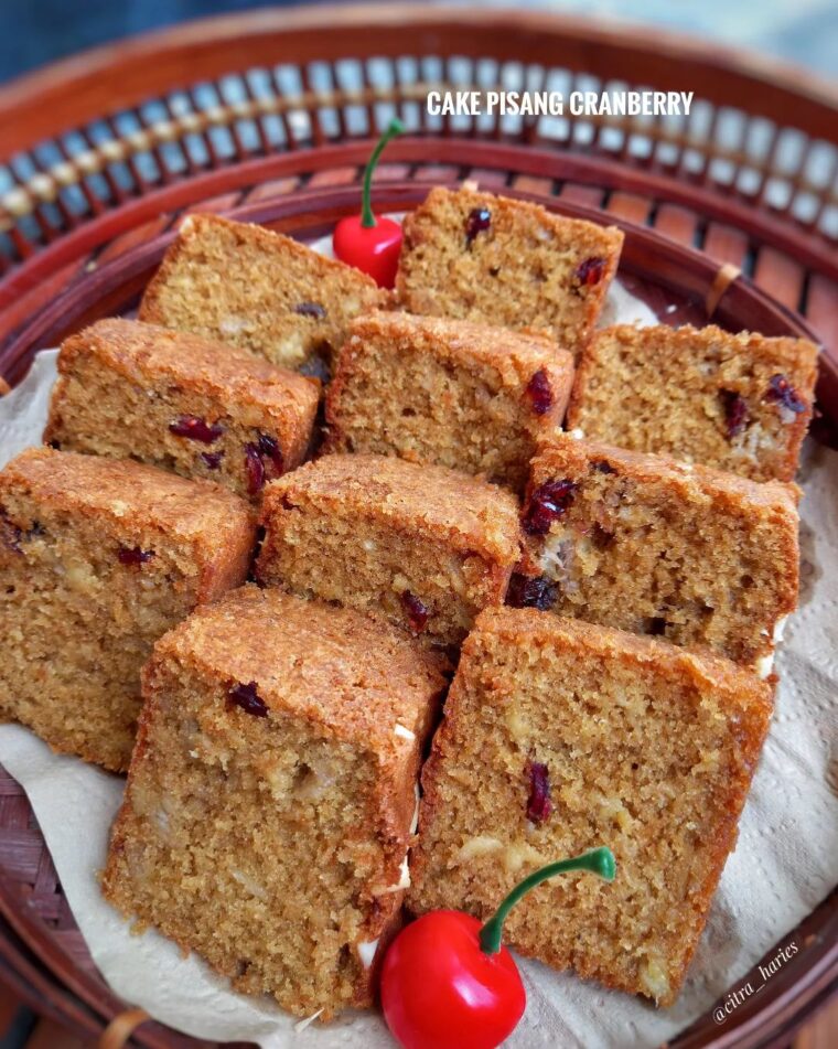 Resep Cake Pisang Cranberry Dari citra_haries