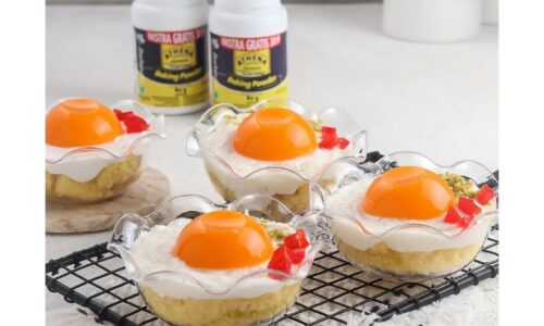 Cake Telor Ceplok Pudding Mangga