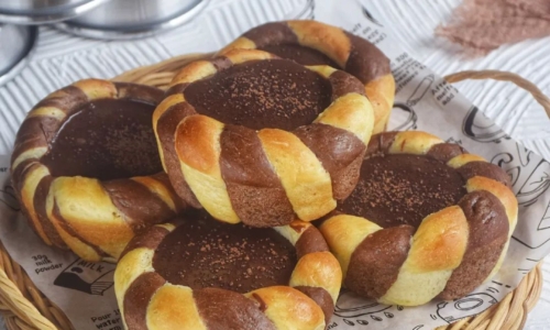 Choco Twist Bread With Ganache