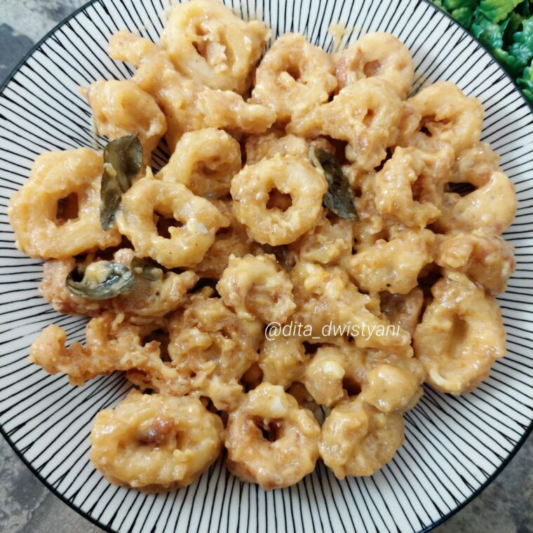 Resep Cumi Saos Telur Asin Dari dita_dwistyani