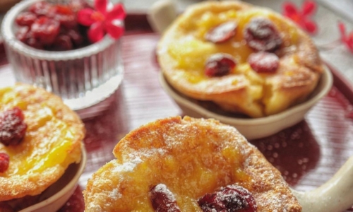 Dutch Baby Pancakes With Lemon Curd