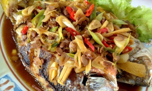 Ikan Ekor Kuning Masak Tauco - Masakan dari Tauco
