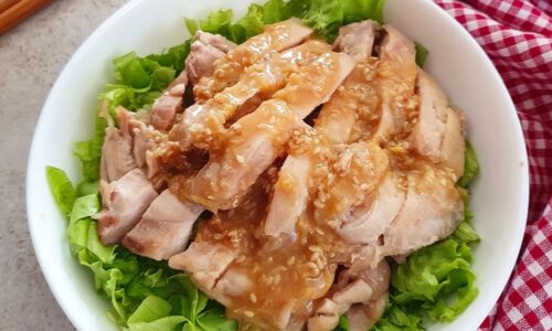 Japanese Style Steam Chicken