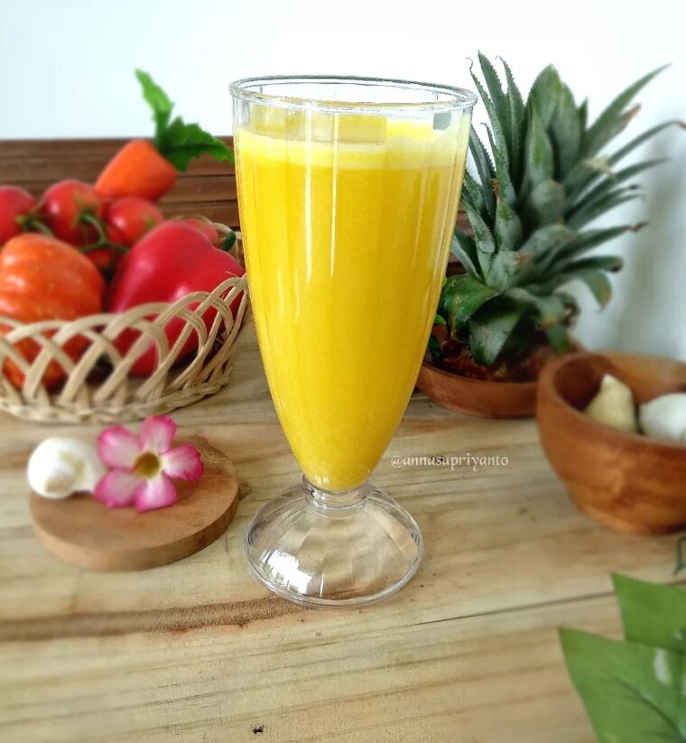 Resep Jus Nanas Lobak & Kemiri Dari annasupriyanto