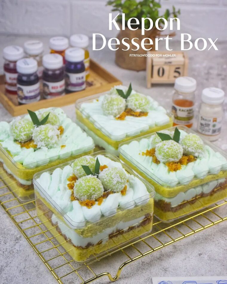 Resep Klepon Cake Dessert Box Dari fitriyas_widodo