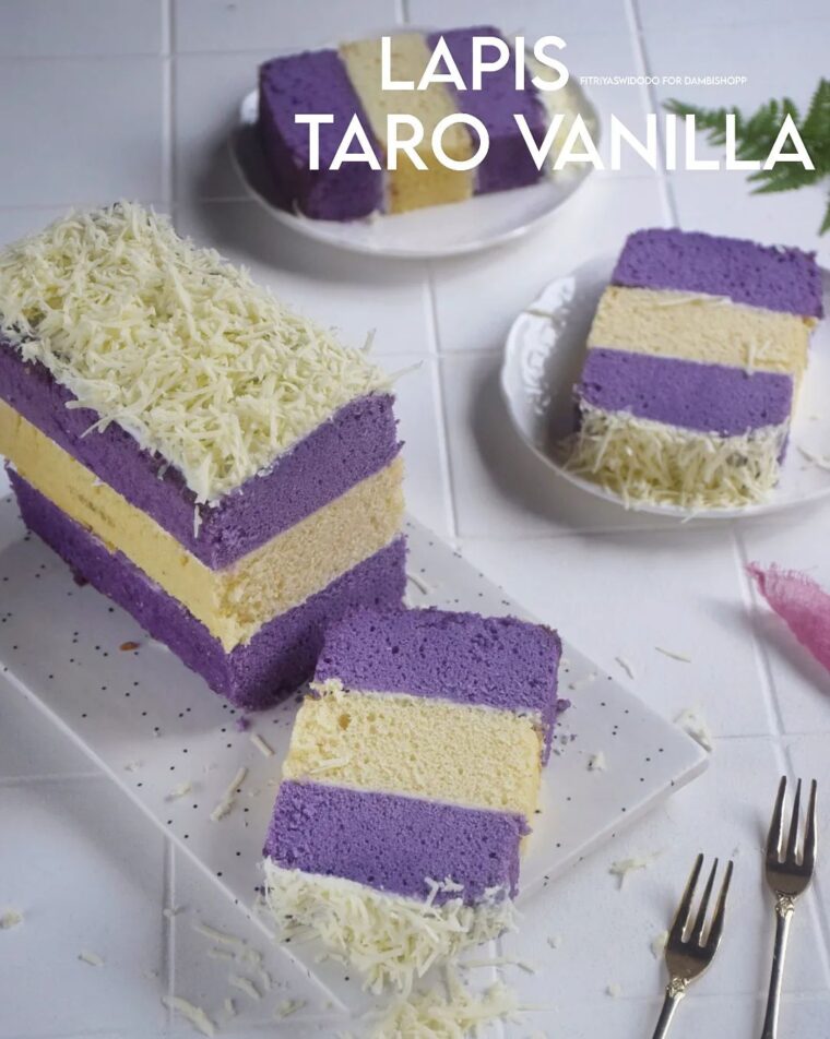Resep Lapis Taro Vanilla (Putih Telur) Dari fitriyas_widodo