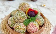 Resep Onde Onde Pelangi Ubi Ungu Dari dapoerliandra