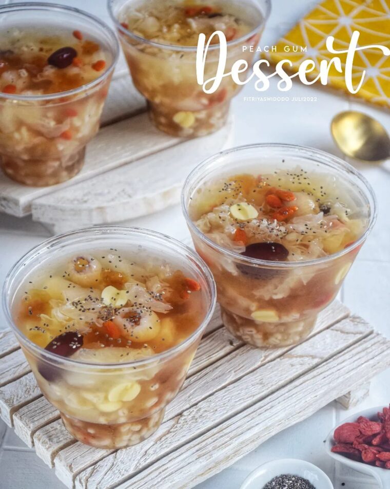 Resep Peach Gum Dessert Dari fitriyas_widodo