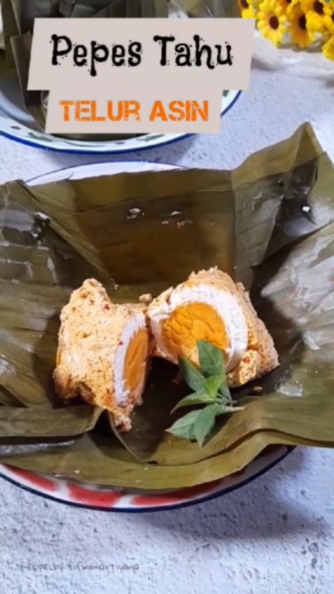 Resep Pepes Tahu Telur Asin Dari fifinimartiyana