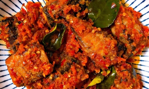 Pindang Cakalang Balado - Masakan dari Cakalang