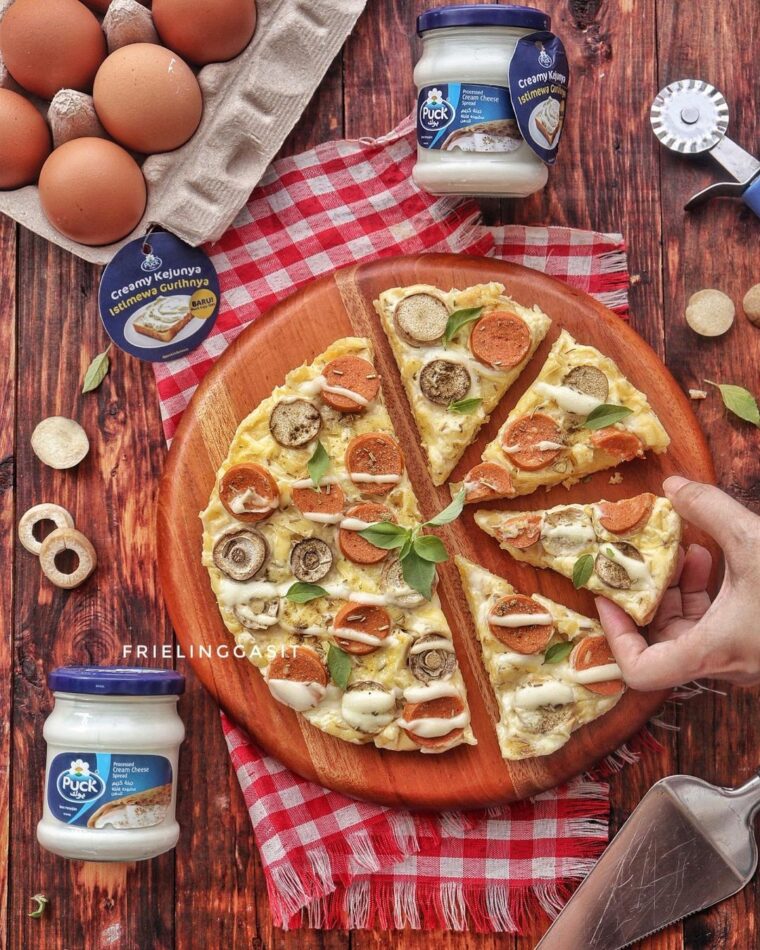 Resep Pizza Roti Tawar – Saus Putih Dari friel_sit