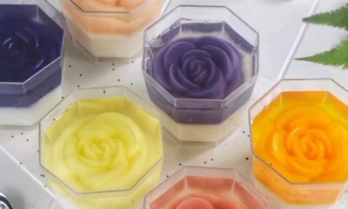 Pudding Mawar Kaca - Kue dari Kurma