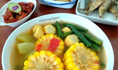Sayur Asem Simpel - Masakan dari Kacang Panjang