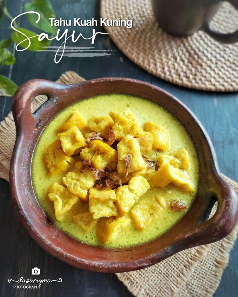 Resep Sayur Tahu Kuah Kuning Dari dapur_izma