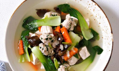 Sop Tahu Bola Bola Ayam - Masakan dari Kucai