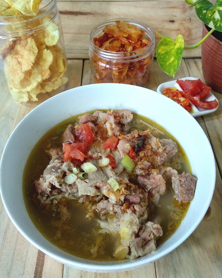 Resep Soup Tulang Kambing Muda Dari annasupriyanto